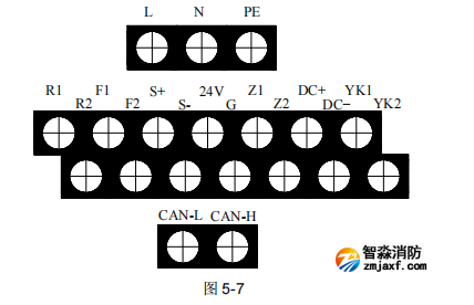 海灣GST-QKP01氣體滅火控制器外接端子